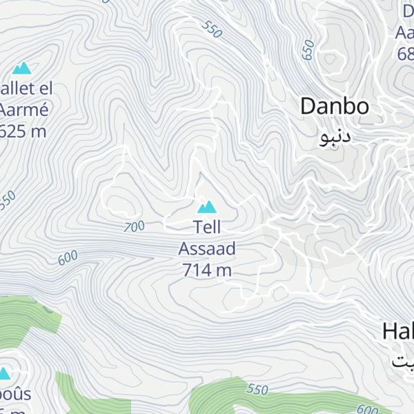 Map of Tell Assaad