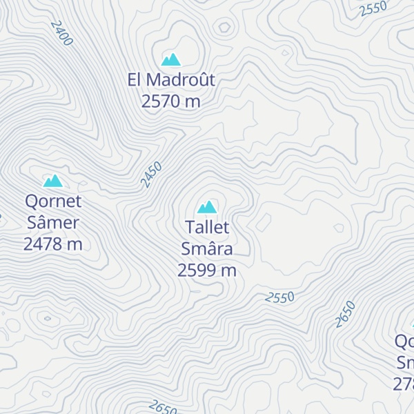 Map of Tallet Smâra