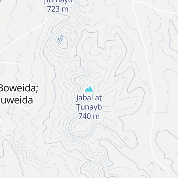 Map of Jabal aţ Ţunayb