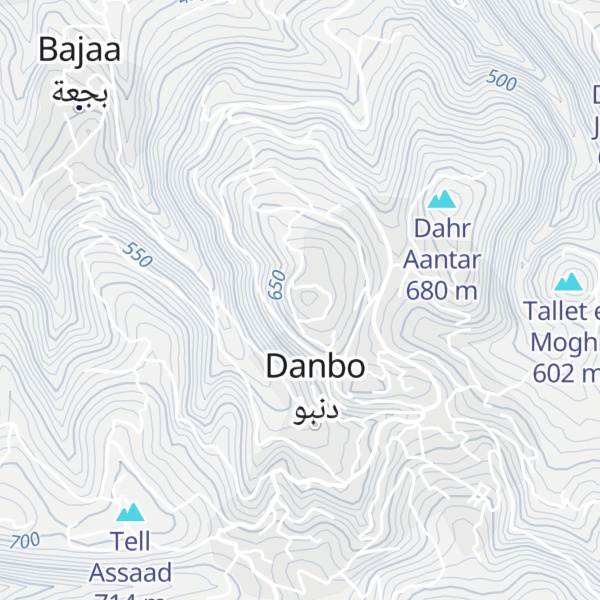 Map of Dahr Bajaa