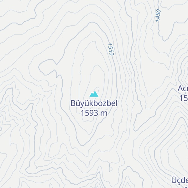 Map of Büyükbozbel