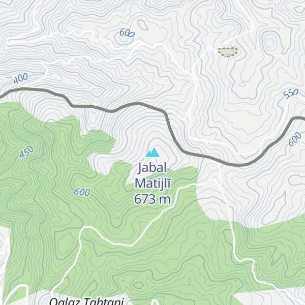 Map of Jabal Matijlī