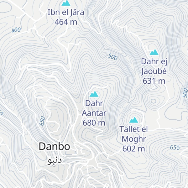 Map of Dahr Aantar
