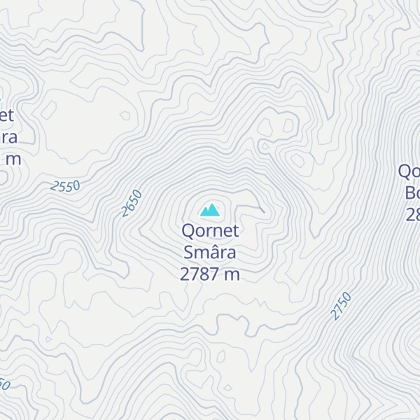 Map of Qornet Smâra