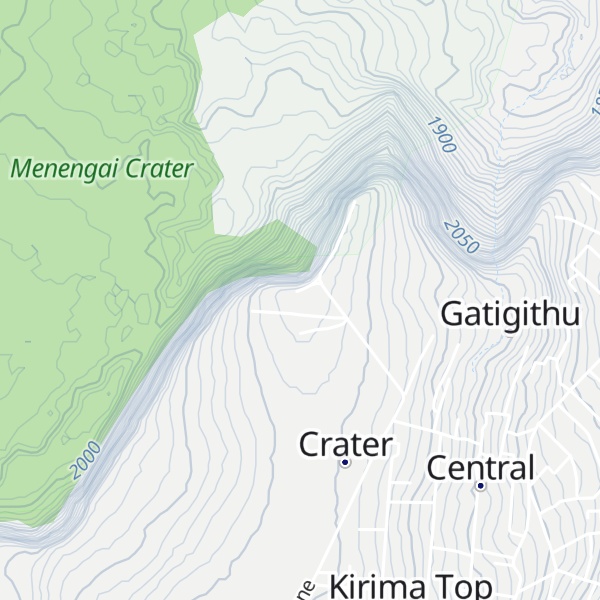 Map of Menengai