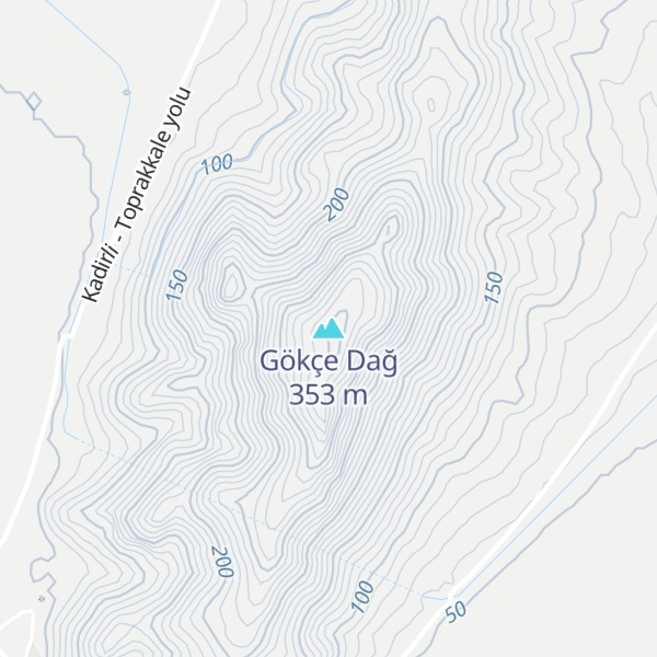 Map of Gökçe Dağ