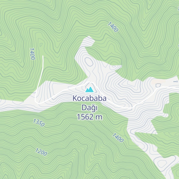 Map of Kocababa Dağı