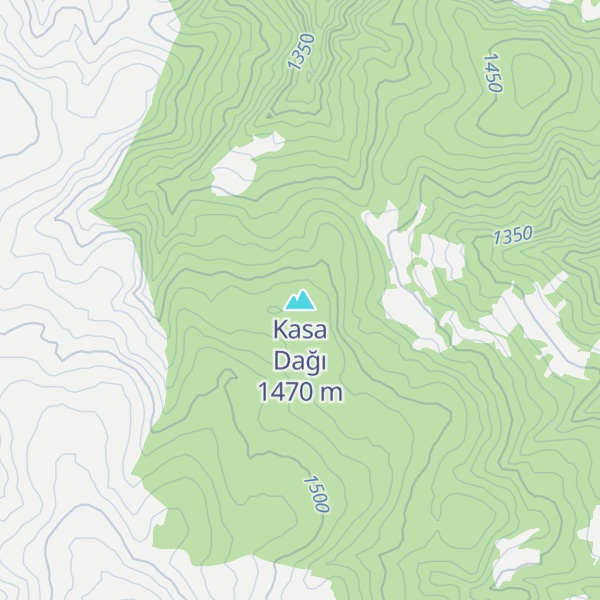 Map of Kasa Dağı