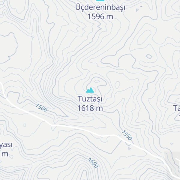 Map of Tuztaşı