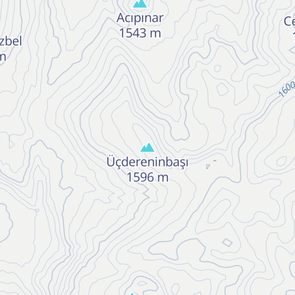 Map of Üçdereninbaşı