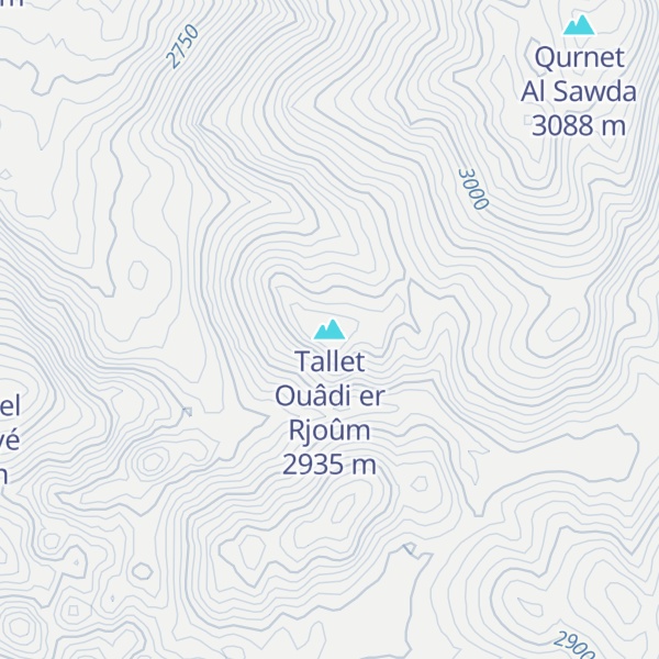 Map of Tallet Ouâdi er Rjoûm
