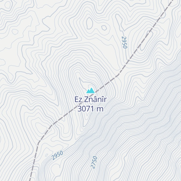 Map of Ez Znânîr