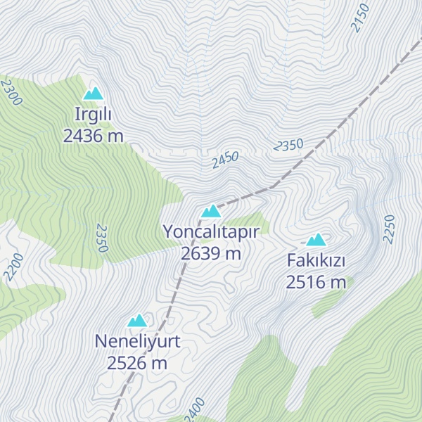 Map of Yoncalıtapır
