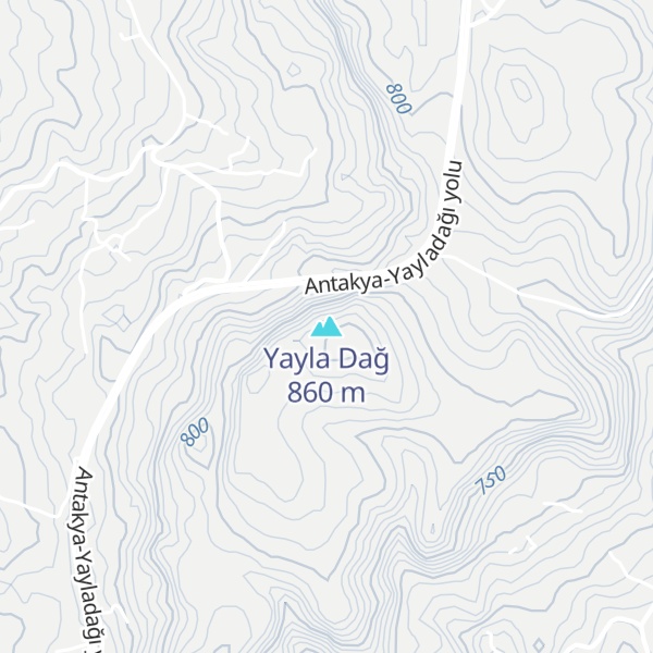 Map of Yayla Dağ