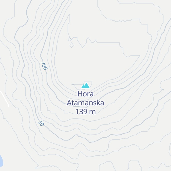 Map of Hora Atamanska
