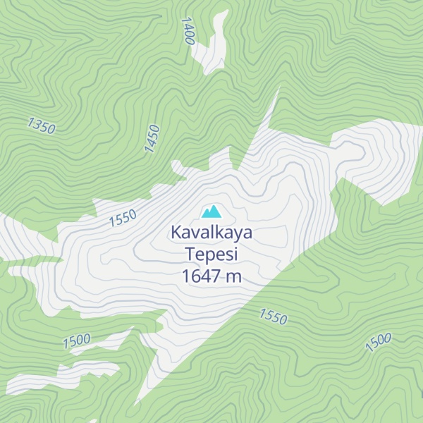 Map of Kavalkaya Tepesi