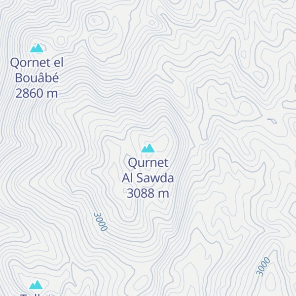 Map of Qurnet Al Sawda