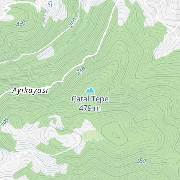 Map of Çatal Tepe