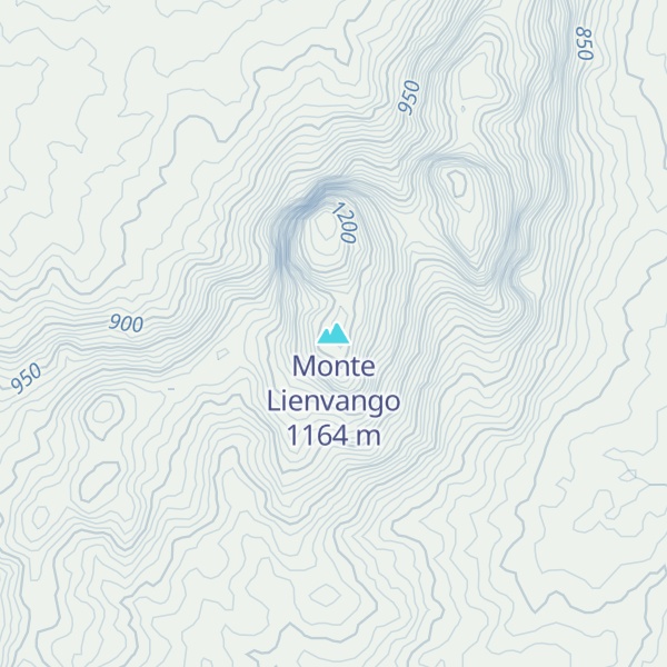 Map of Monte Lienvango