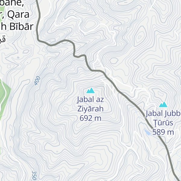 Map of Jabal az Ziyārah