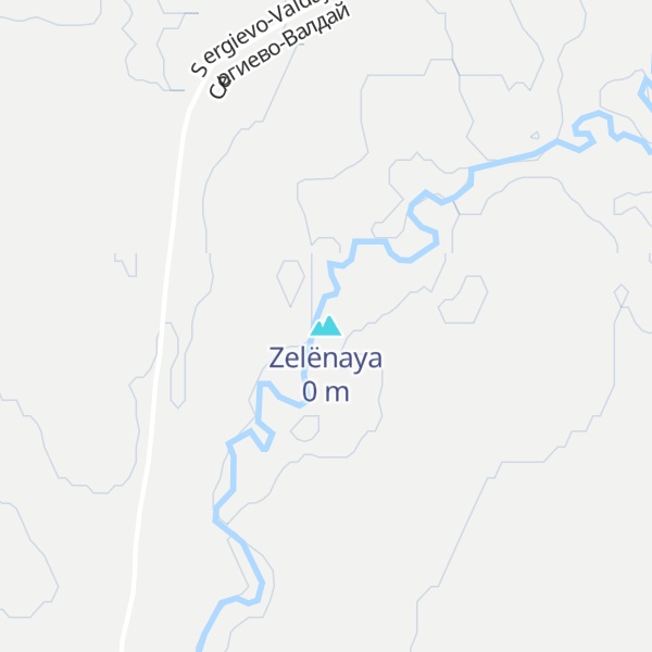 Map of Zelënaya