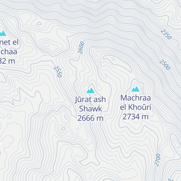 Map of Jūrat ash Shawk