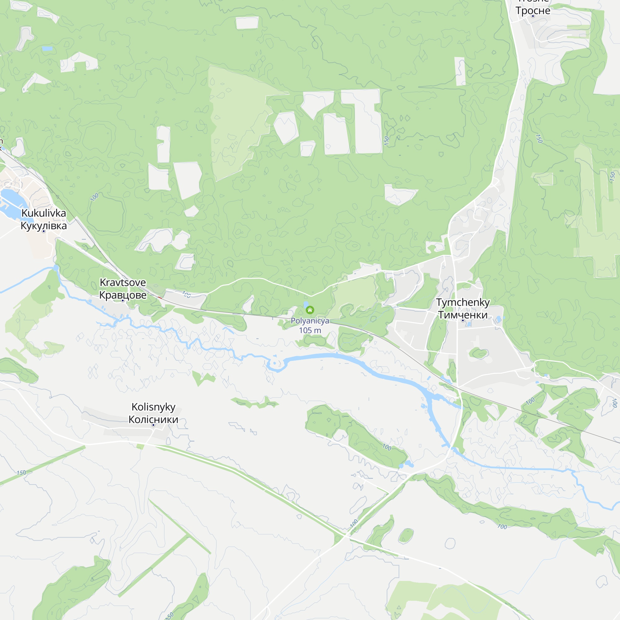 Polyanicya map