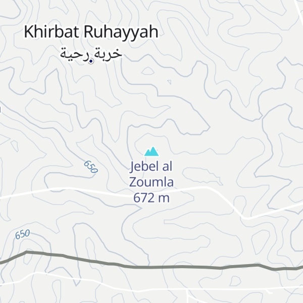 Map of Jebel al Zoumla