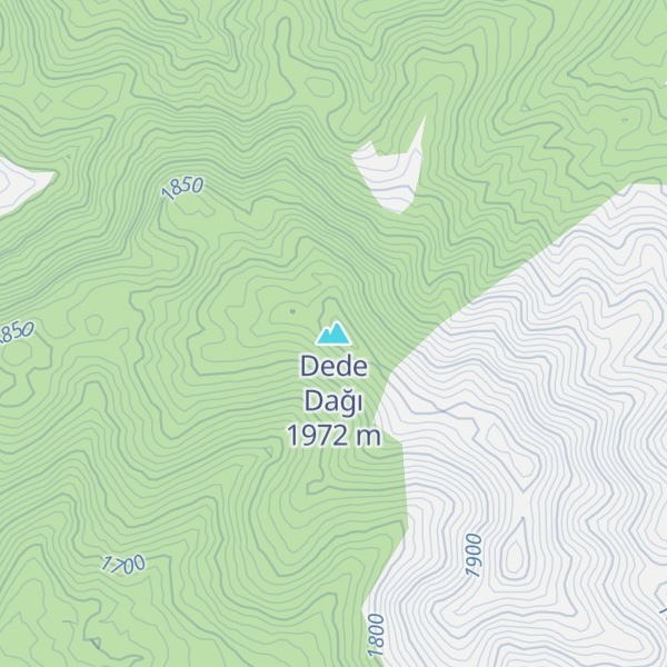 Map of Dede Dağı
