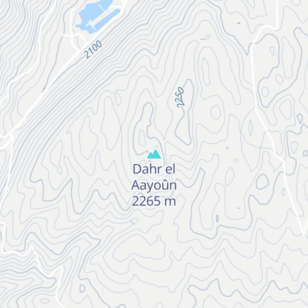Map of Dahr el Aayoûn