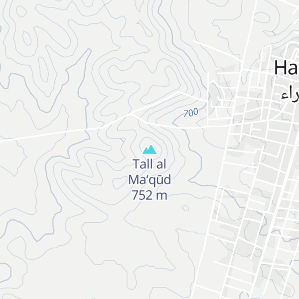 Map of Tall al Ma‘qūd