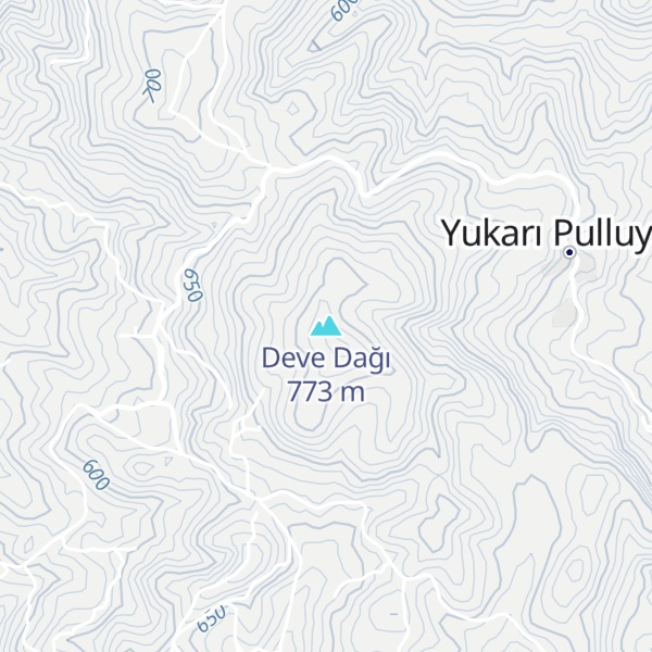 Map of Deve Dağı