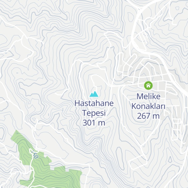Map of Hastahane Tepesi