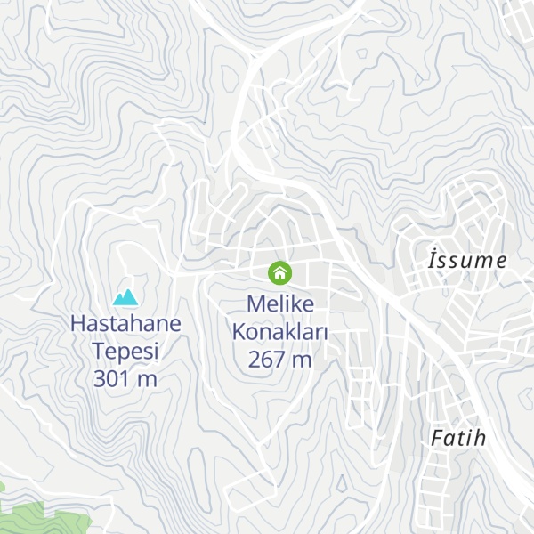 Map of Melike Konakları