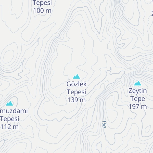 Map of Gözlek Tepesi