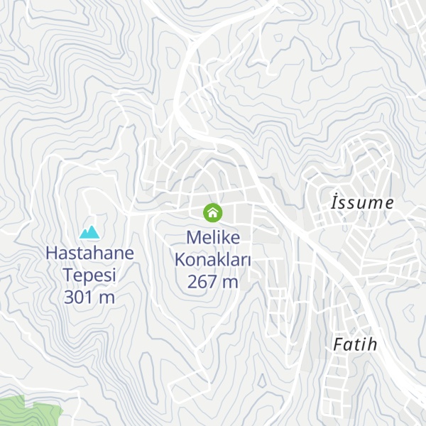 Map of Melike Konakları