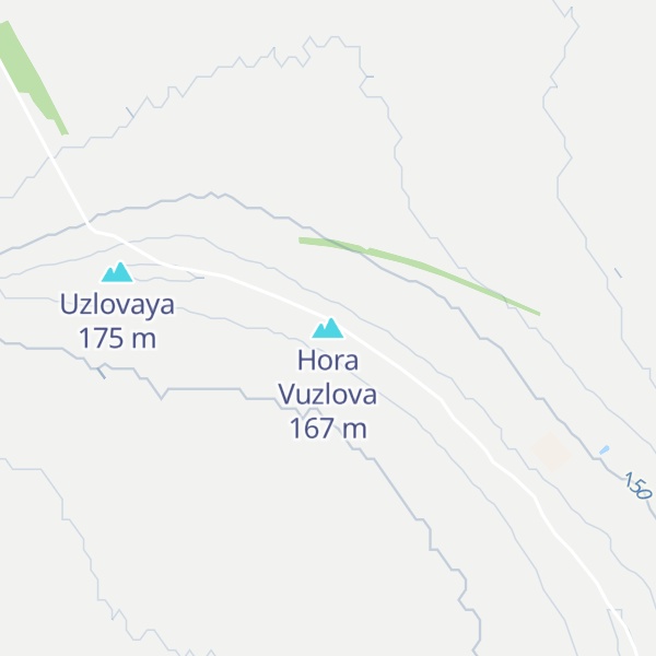 Map of Hora Vuzlova