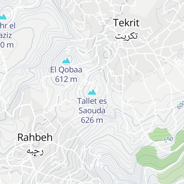 Map of Tallet es Saouda