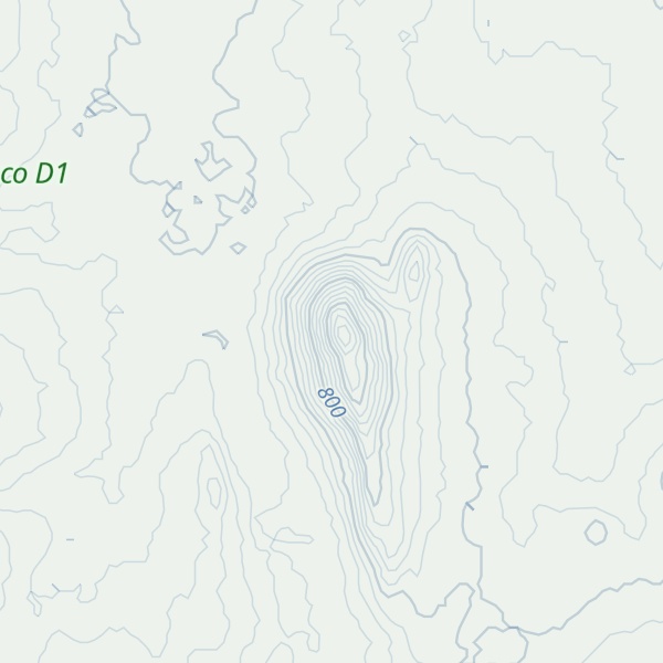 Map of Monte Lipembo