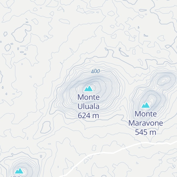 Map of Monte Uluala