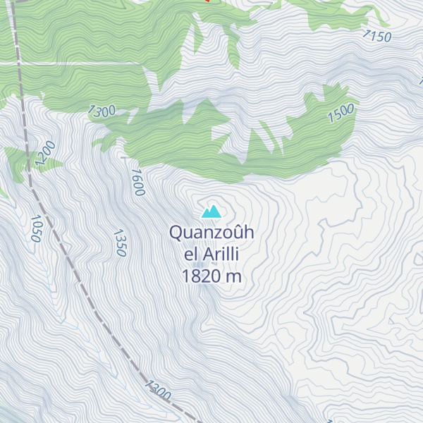 Map of Quanzoûh el Arilli