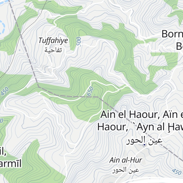Map of Jabal ash Shaykh Ḩasan ar Rā‘ī