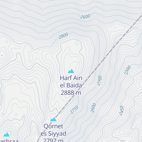 Map of Harf Ain el Baida