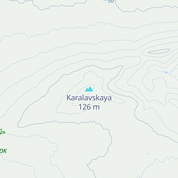 Map of Karalavskaya