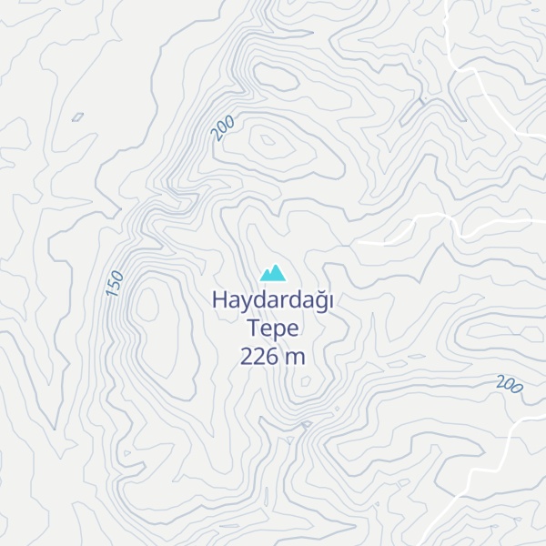 Map of Haydardağı Tepe