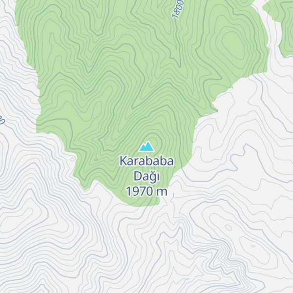 Map of Karababa Dağı
