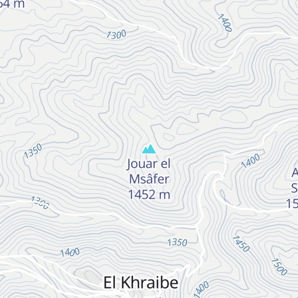 Map of Jouar el Msâfer