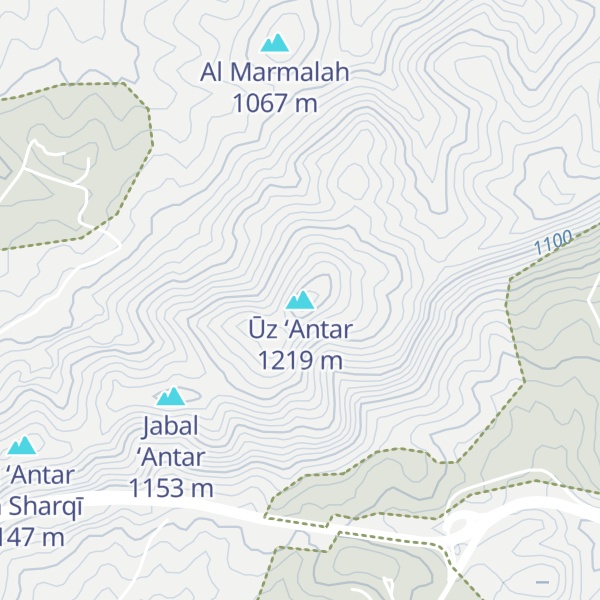Map of Ūz ‘Antar