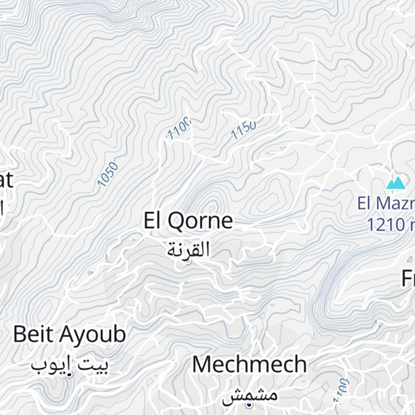 Map of Jabal Tallet er Refta