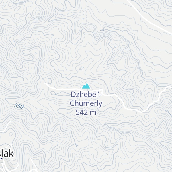 Map of Dzhebel’-Chumerly